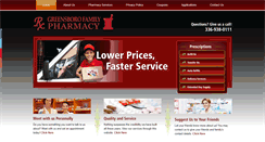 Desktop Screenshot of greensborofamilypharmacy.com